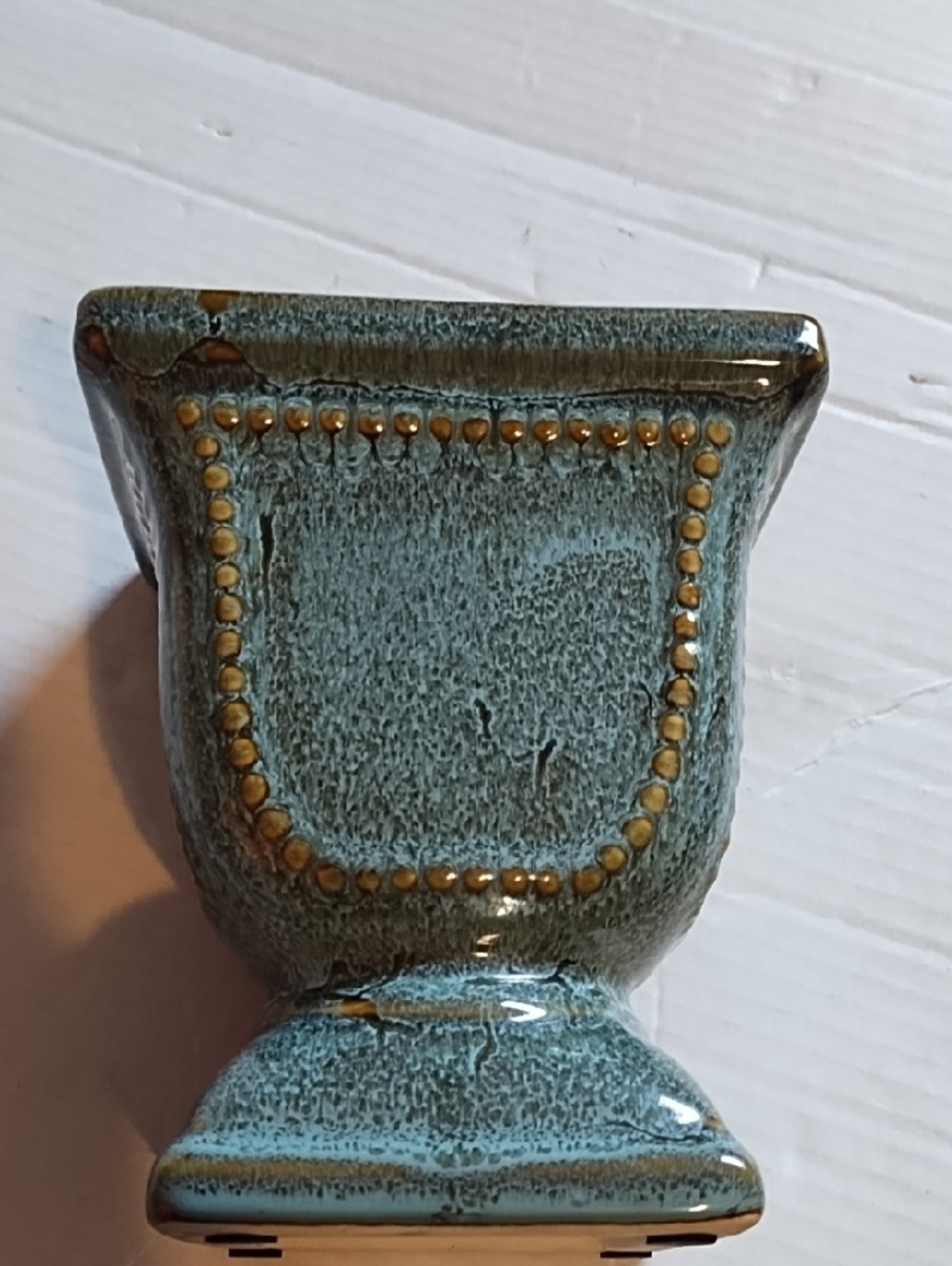 Ceramic Decorative Urn Vase in Teal Green - Home Accents - Picture 4 of 7
